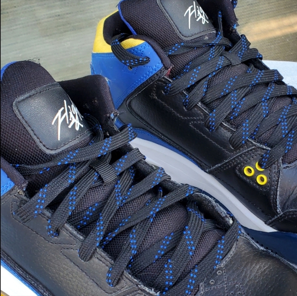 Air Jordan Flight Origin 599606-089 Black Basketball Sneakers Sz 6Y/ Wmn Sz 7.5 - Picture 10 of 14